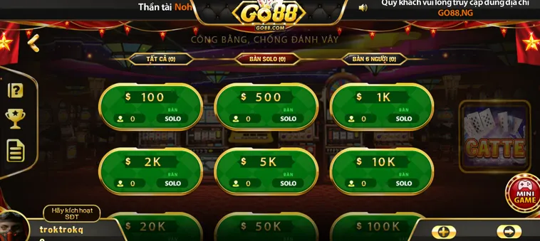 Chinh Phục Đỉnh Cao Game Bài Catte Tại Cổng Game Go88 Uy Tín