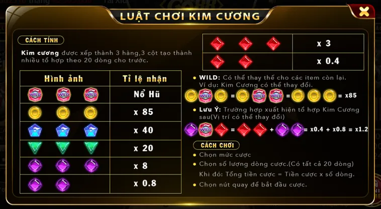 Minigame Kim Cương Tại Go88 Sảnh Chơi Giải Trí Đẳng Cấp Với Cơ Hội Nhận Thưởng Khổng Lồ