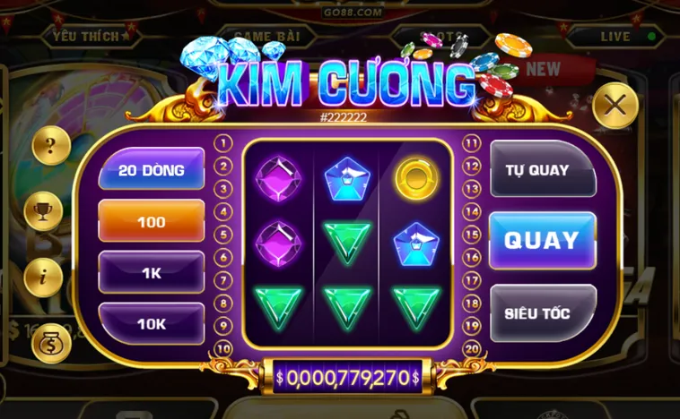 Minigame Kim Cương Tại Go88 Sảnh Chơi Giải Trí Đẳng Cấp Với Cơ Hội Nhận Thưởng Khổng Lồ