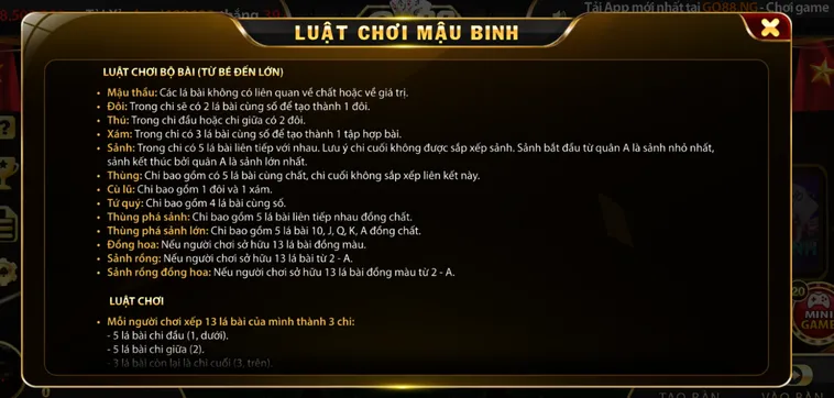Chinh Phục Đỉnh Cao Game Bài Mậu Binh Tại Go88 Với Chiến Thuật Siêu Khủng