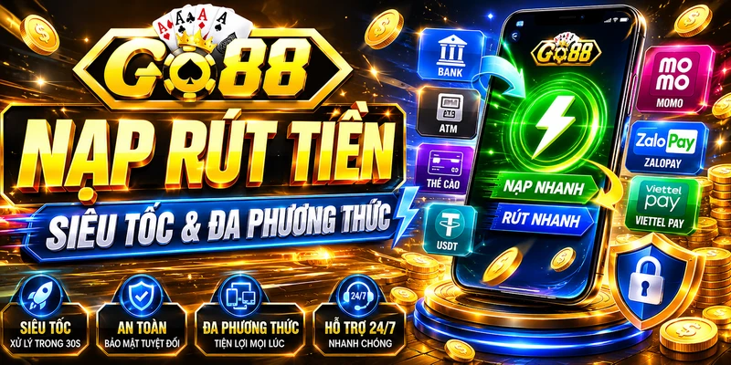 Nạp rút đa kênh - an toàn tiện lợi bảo mật đa kênh.