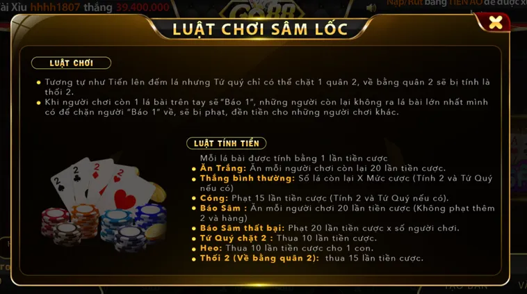 Sâm Lốc Tại Go88 Đấu Trường Đỉnh Cao Cho Những Cao Thủ Bài Bạc
