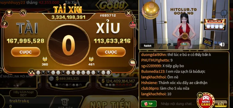 Tài Xỉu Livestream Tại Go88 Sảnh Chơi Đẳng Cấp Với Dealer Trực Tiếp Hấp Dẫn