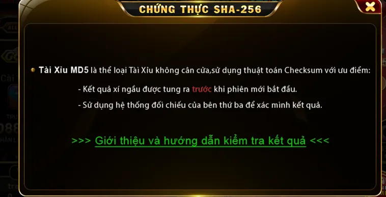 Casino Tài Xỉu MD5 Tại Go88 Sảnh Cược Minh Bạch Với Công Nghệ Kiểm Chứng Hiện Đại