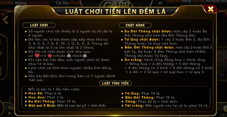Chinh Phục Thử Thách Cùng Game Tiến Lên Đếm Lá Tại Go88 Đẳng Cấp