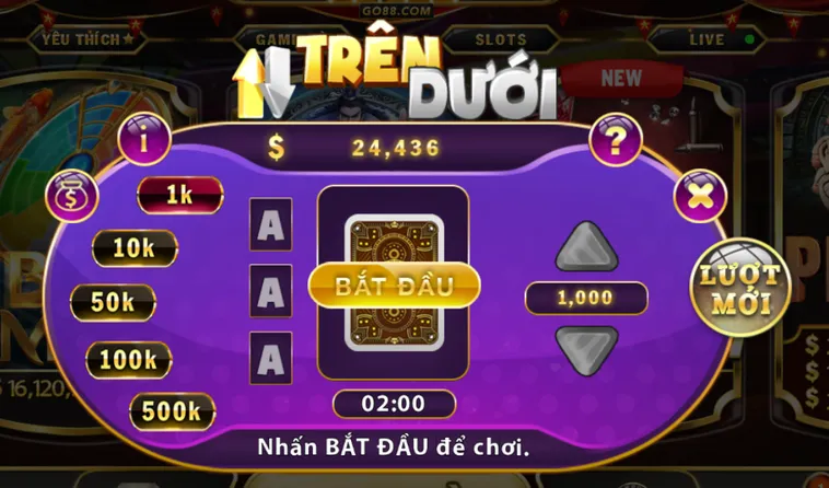 Trải Nghiệm Đỉnh Cao Cùng Minigame Trên Dưới Tại Go88 Đẳng Cấp Nhất Hiện Nay
